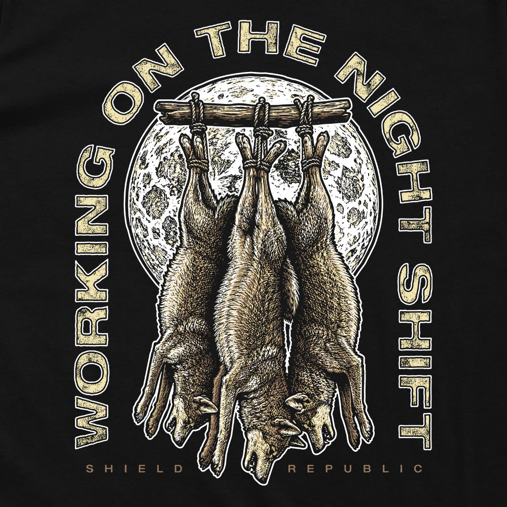 Working on the Night Shift T-Shirt - SLYR Apparel
