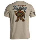 I'd Rather Be Fishing Bigfoot T-Shirt - SLYR Apparel