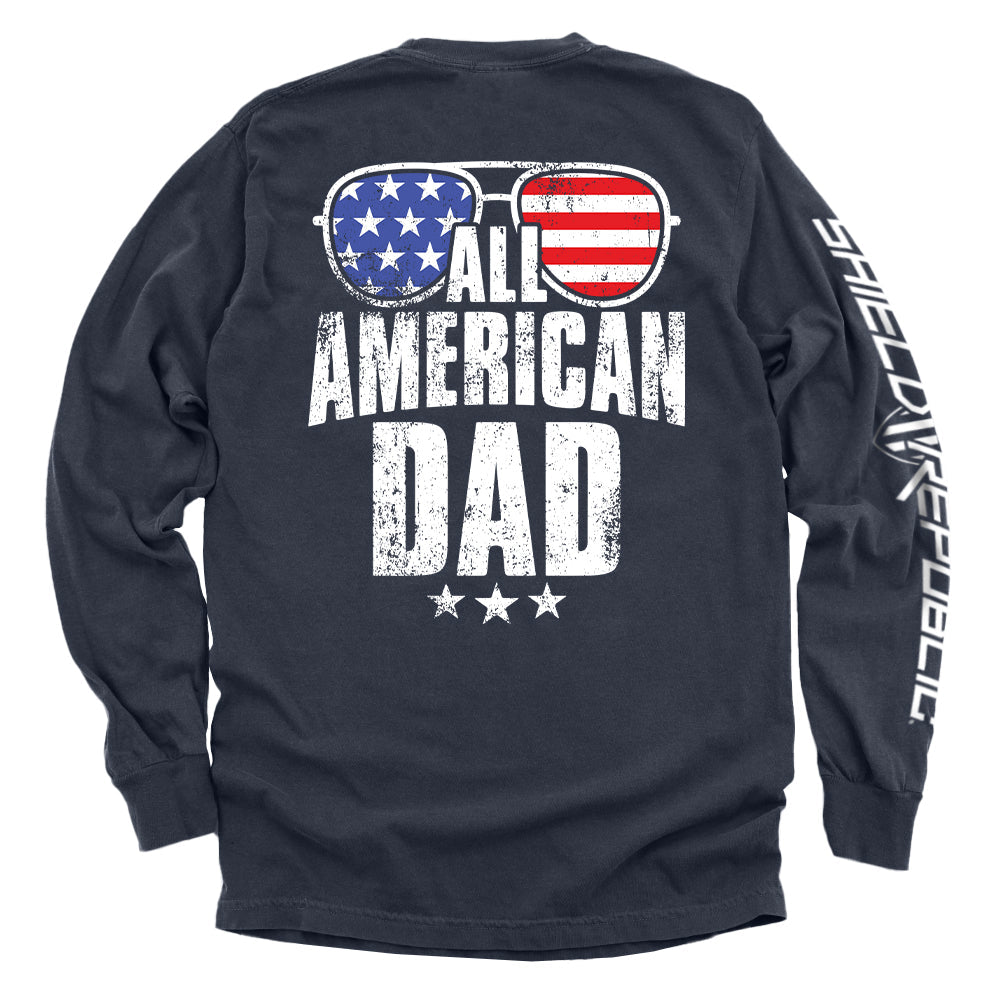 All American Dad Patriotic T-Shirt - SLYR Apparel