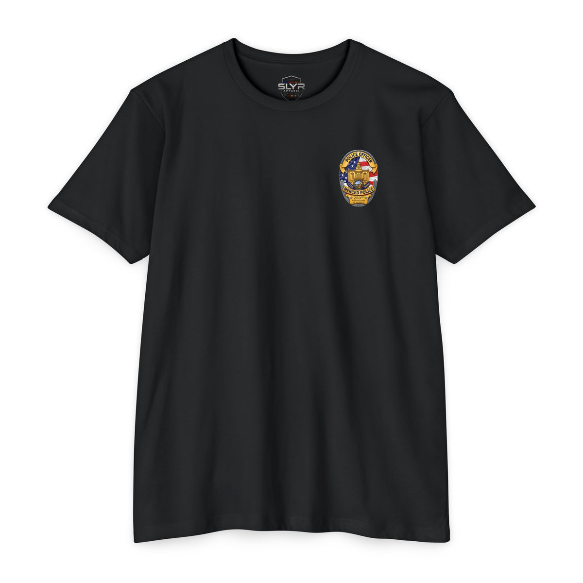 SLYR Apparel America 250 commemorative T-shirt – Merced Edition