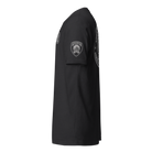 Left-side view of SLYR Apparel CNT Member T-Shirt in black