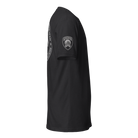 Right-side view of SLYR Apparel CNT Member T-Shirt in black