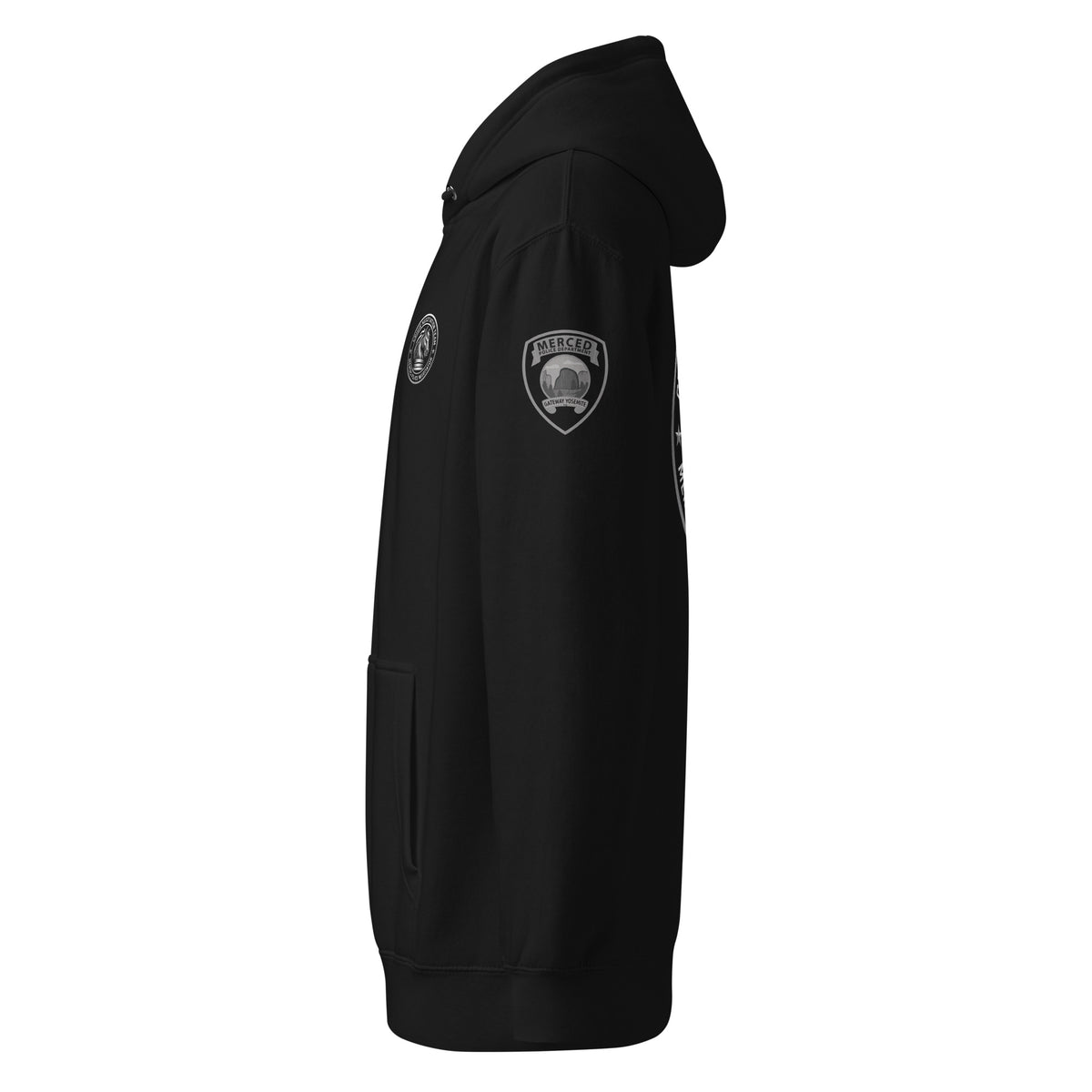 Left-side view of SLYR Apparel Crisis Negotiation Team Hoodie
