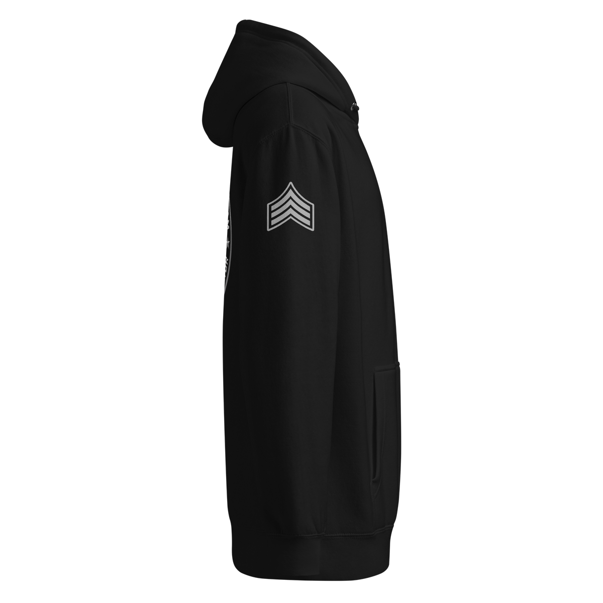Right-side view of SLYR Apparel Crisis Negotiation Team Sergeant Hoodie