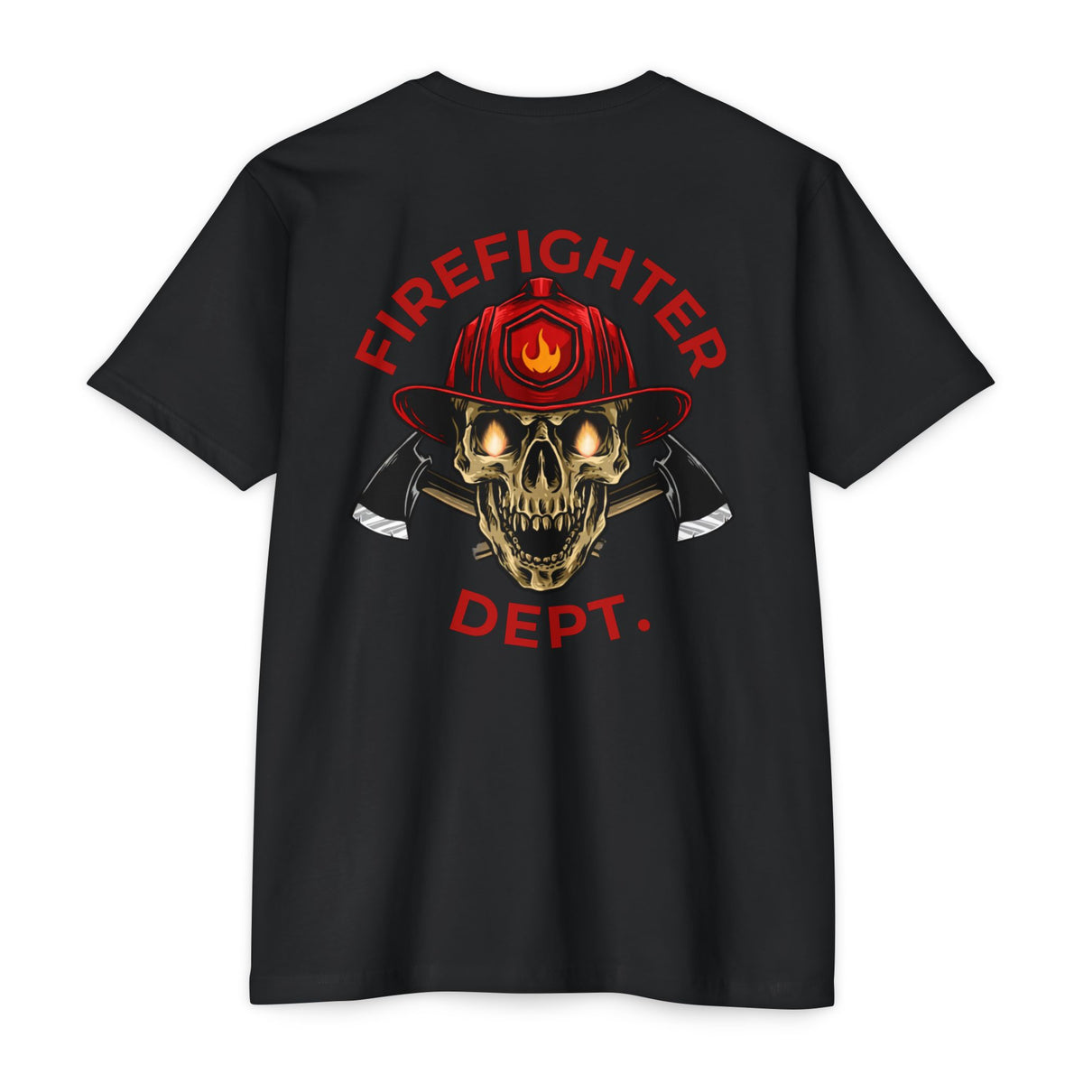 SLYR Apparel Firefighter Dept. Skull T-Shirt