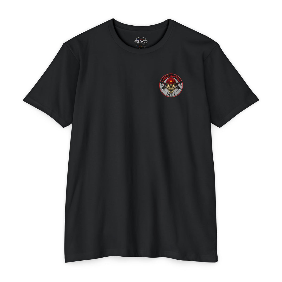 SLYR Apparel Firefighter Dept. Skull T-Shirt