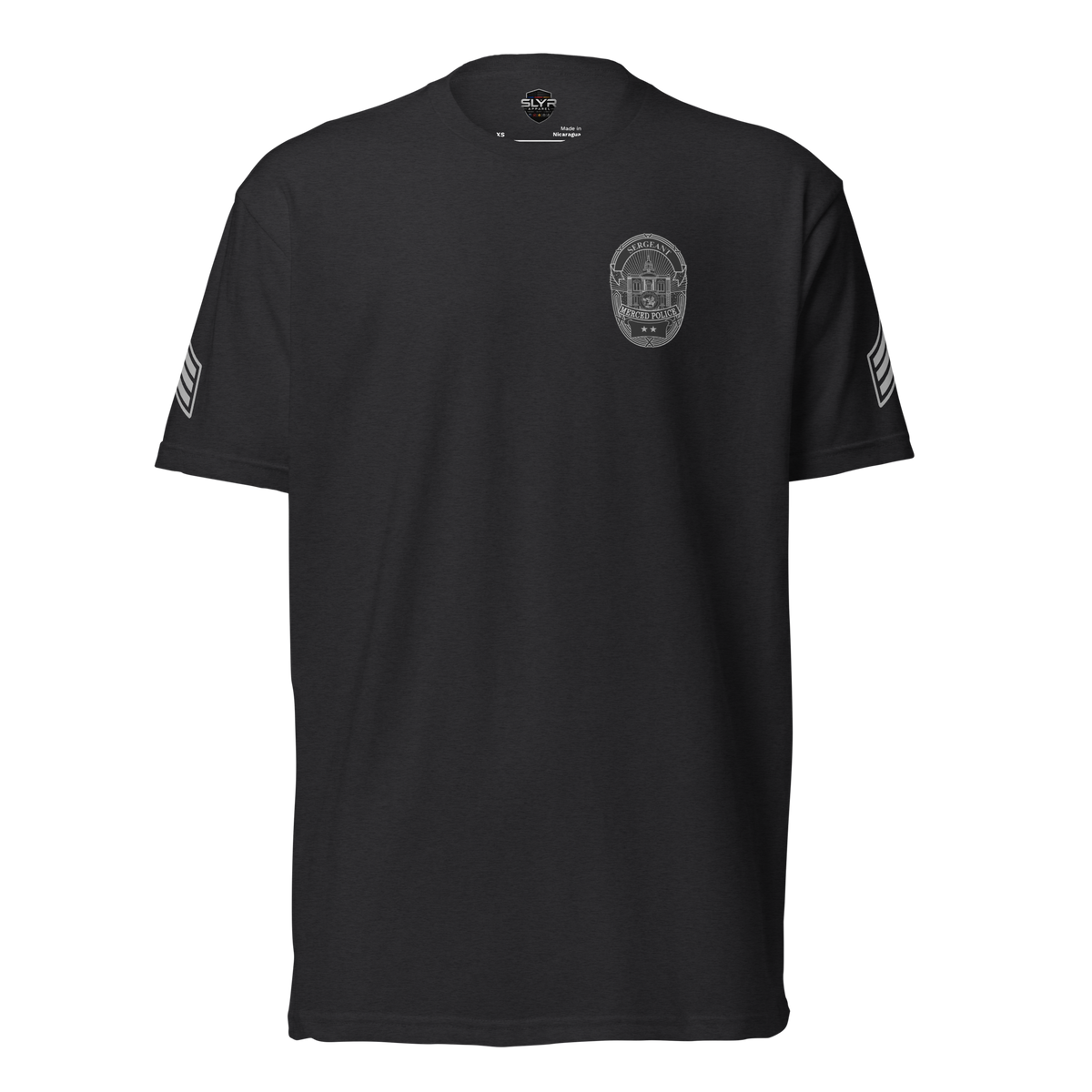Front view of SLYR Apparel Gang Unit Sergeant T-Shirt – Next Level 6210