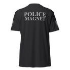 Back view of black SLYR Apparel MAGNET Task Force Police Raid T-Shirt