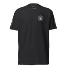 Front view of black SLYR Apparel MAGNET Task Force Police Raid T-Shirt