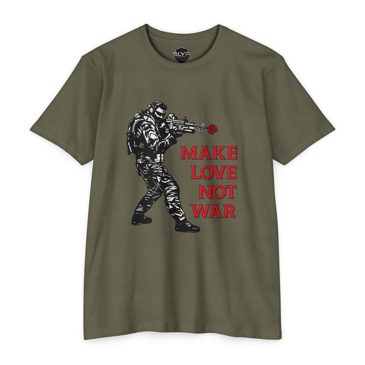 SLYR Apparel Make Love Not War T-Shirt