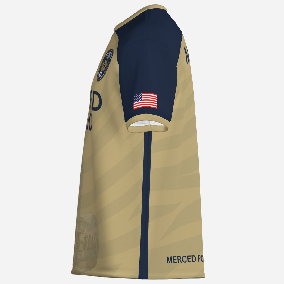SLYR Apparel Merced FC Goalkeeper Jersey for the Merced Police Department soccer team