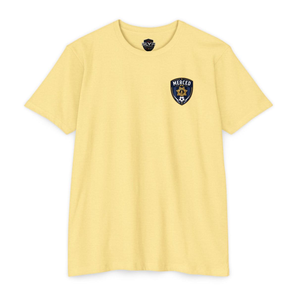 SLYR Apparel Merced FC Soccer T-Shirt – 2026 Las Vegas Football Club Tee