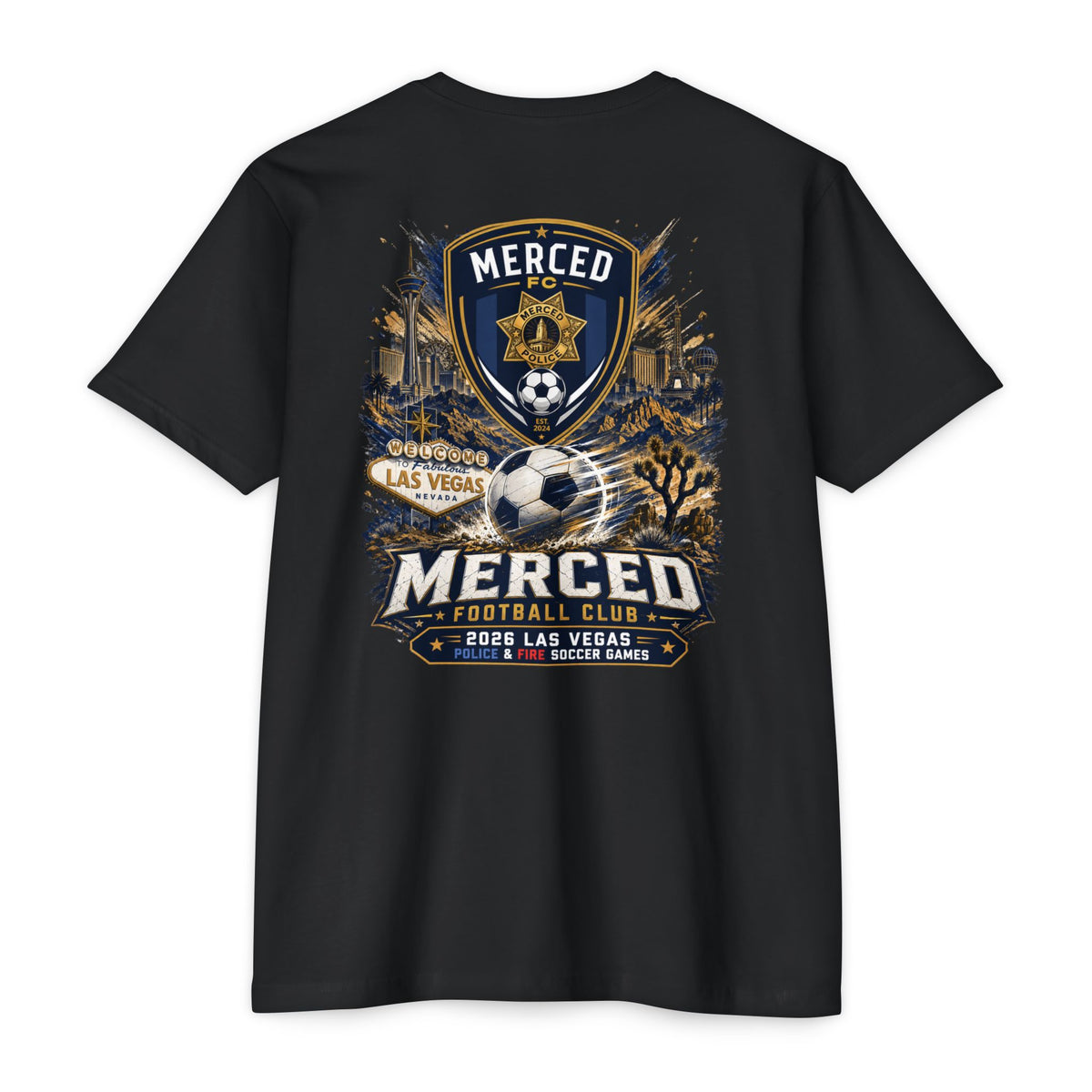 SLYR Apparel Merced FC Soccer T-Shirt – 2026 Las Vegas Football Club Tee