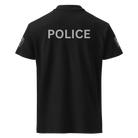 Back view of SLYR Apparel Merced PD Detective Polo Shirt