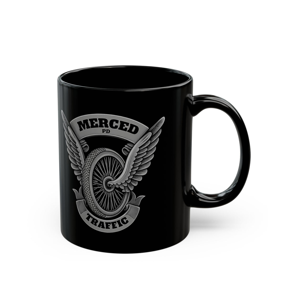 SLYR Apparel Merced PD Traffic Wing Emblem Mug
