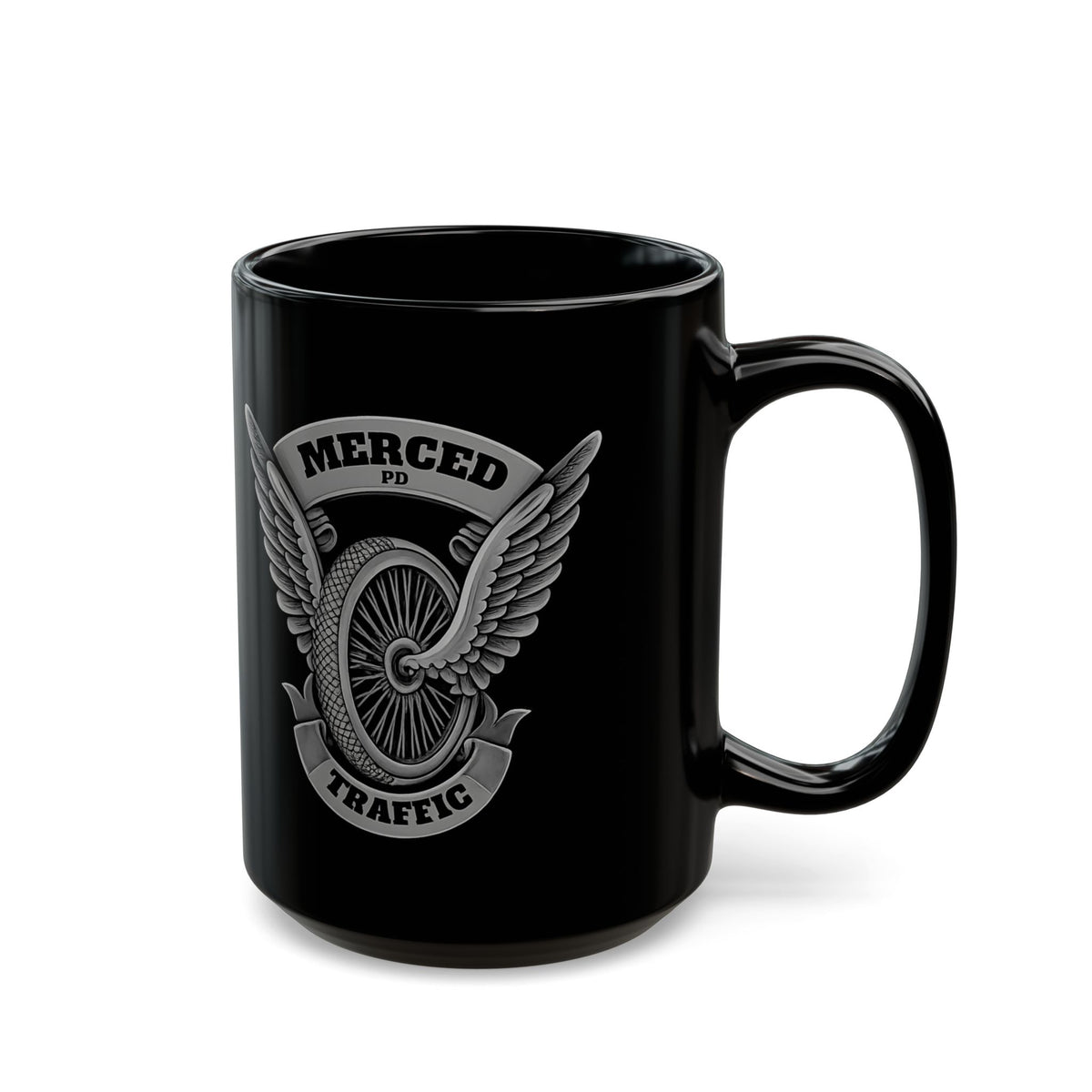 SLYR Apparel Merced PD Traffic Wing Emblem Mug