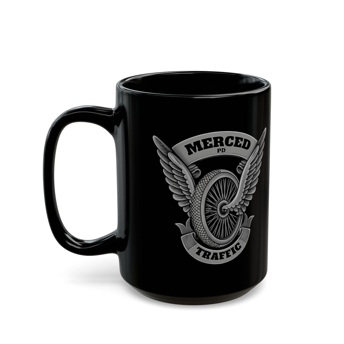 SLYR Apparel Merced PD Traffic Wing Emblem Mug