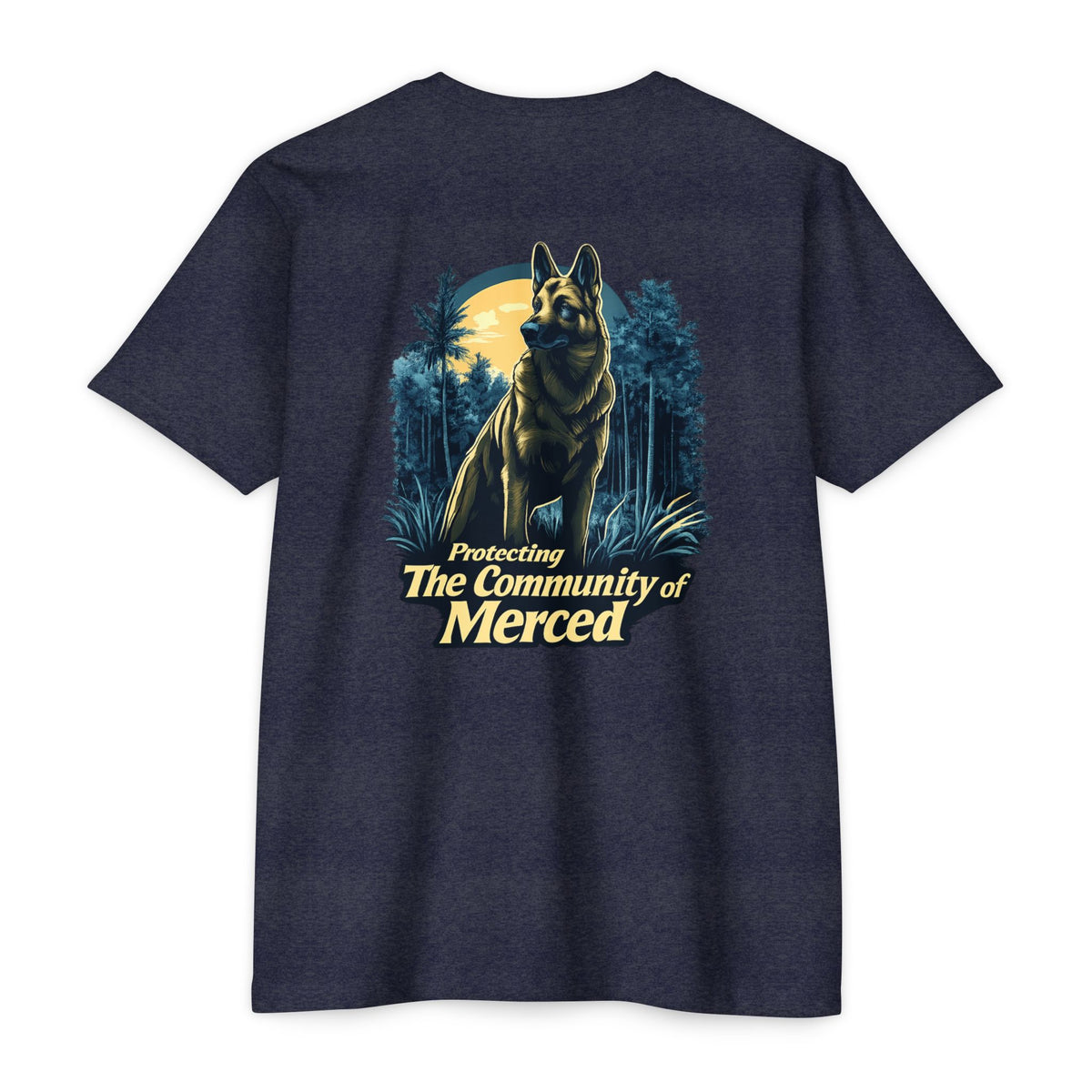 SLYR Apparel Merced Police K9 T-Shirt – Protecting the Community of Merced