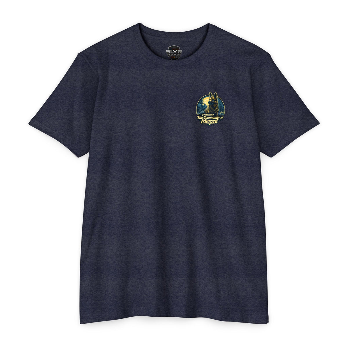 SLYR Apparel Merced Police K9 T-Shirt – Protecting the Community of Merced