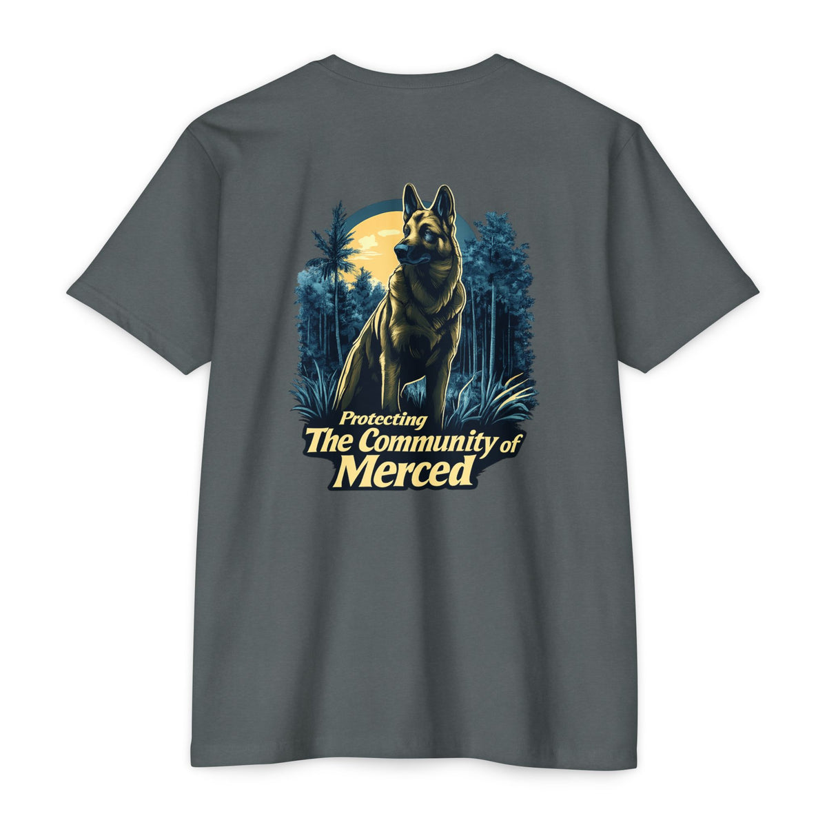 SLYR Apparel Merced Police K9 T-Shirt – Protecting the Community of Merced