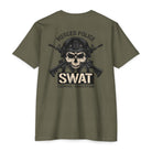 SLYR Apparel Merced Police SWAT Courage and Dedication Next Level 6210 T-Shirt