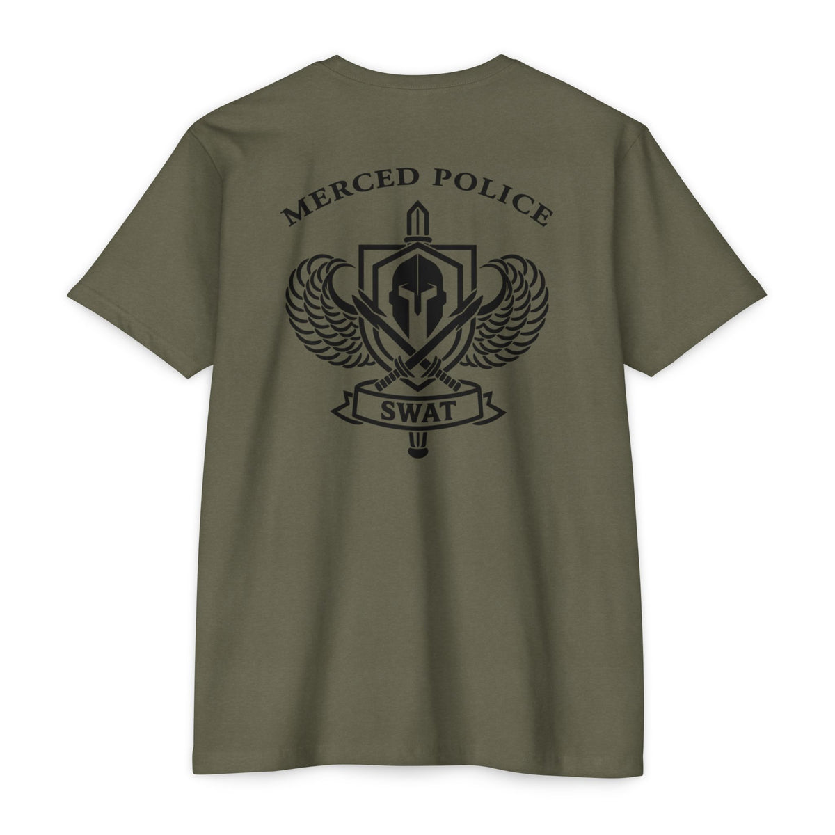 SLYR Apparel Merced Police SWAT New Logo T-Shirt