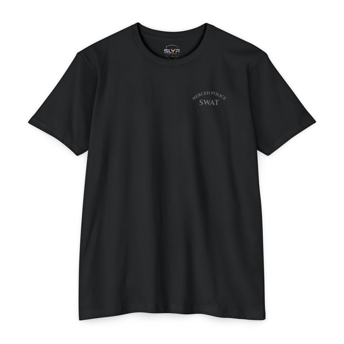 SLYR Apparel Merced Police SWAT New Logo T-Shirt