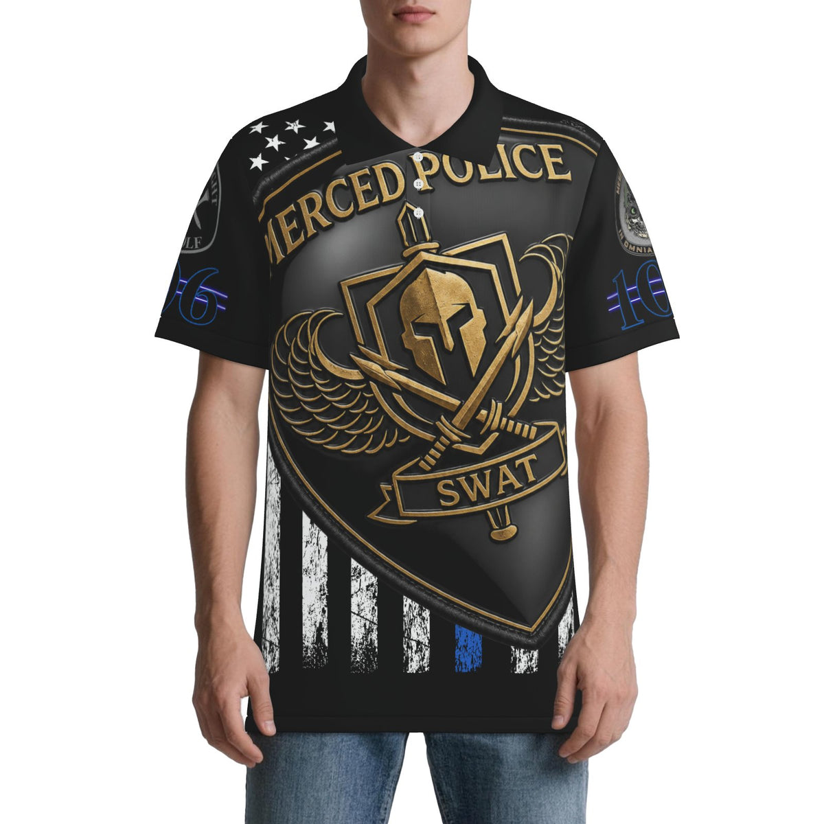 SLYR Apparel Merced SWAT Performance Golf Polo