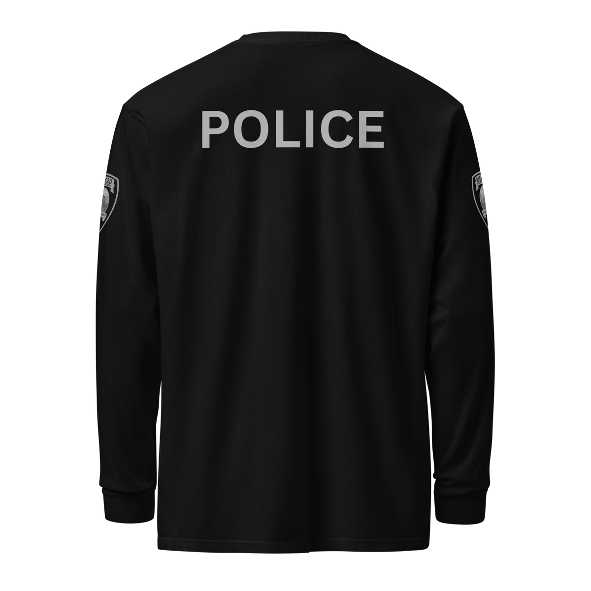 Back view of SLYR Apparel MPD CSO Explorer Advisor long sleeve shirt in black