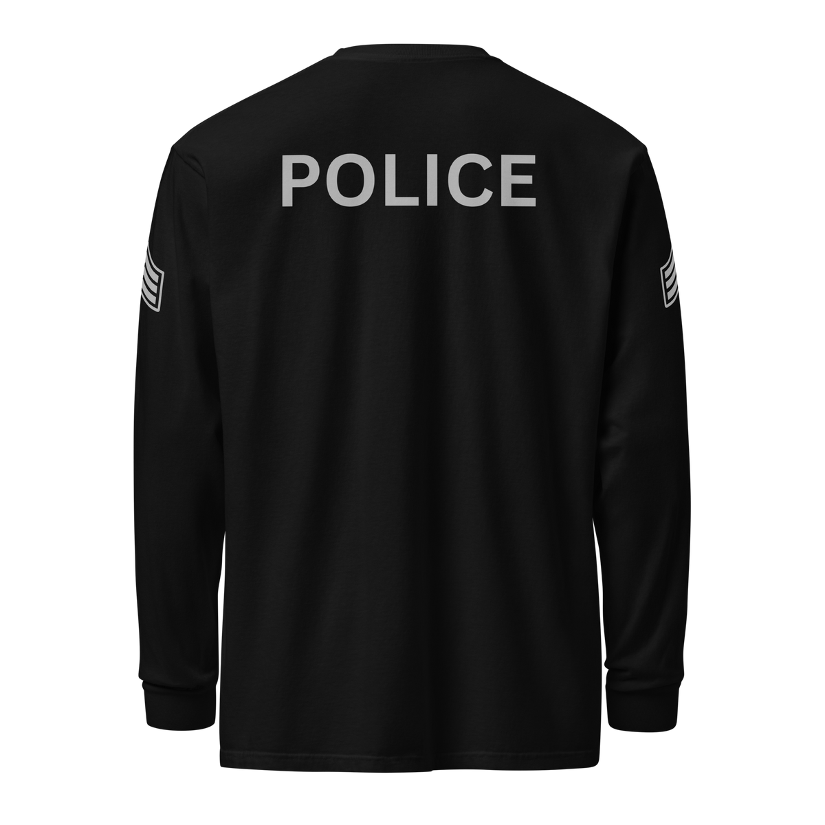 Back view of SLYR Apparel MPD Sergeant Explorer Advisor long sleeve shirt in black