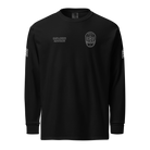 Front view of SLYR Apparel MPD Sergeant Explorer Advisor long sleeve shirt in black