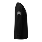Right-side view of SLYR Apparel MPD Sergeant Explorer Advisor long sleeve shirt in black