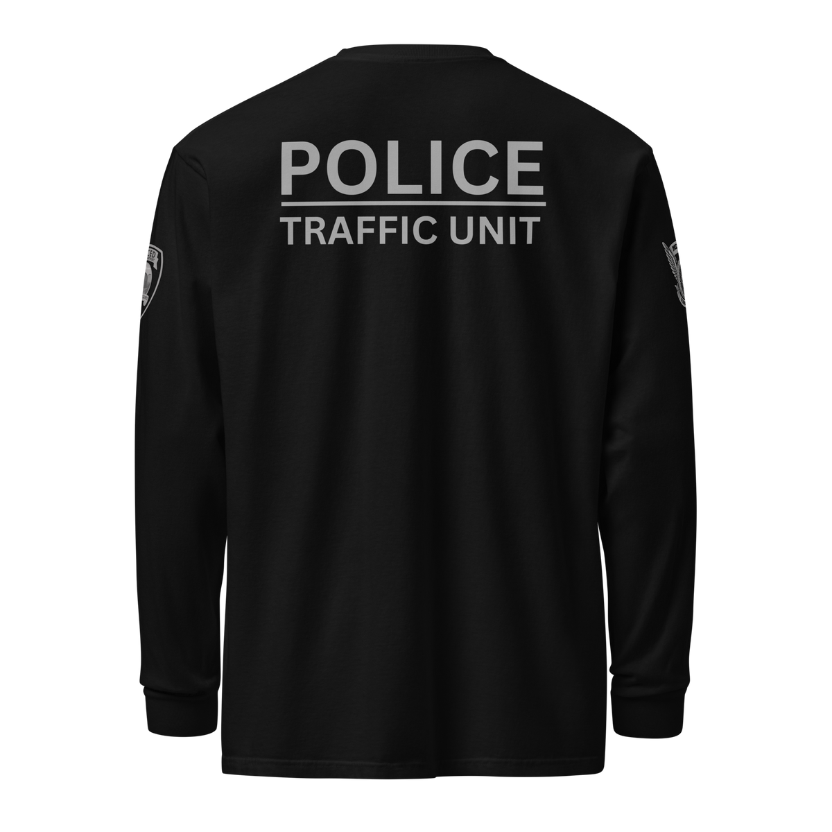 MPD Traffic Officer heavyweight long-sleeve shirt - back view