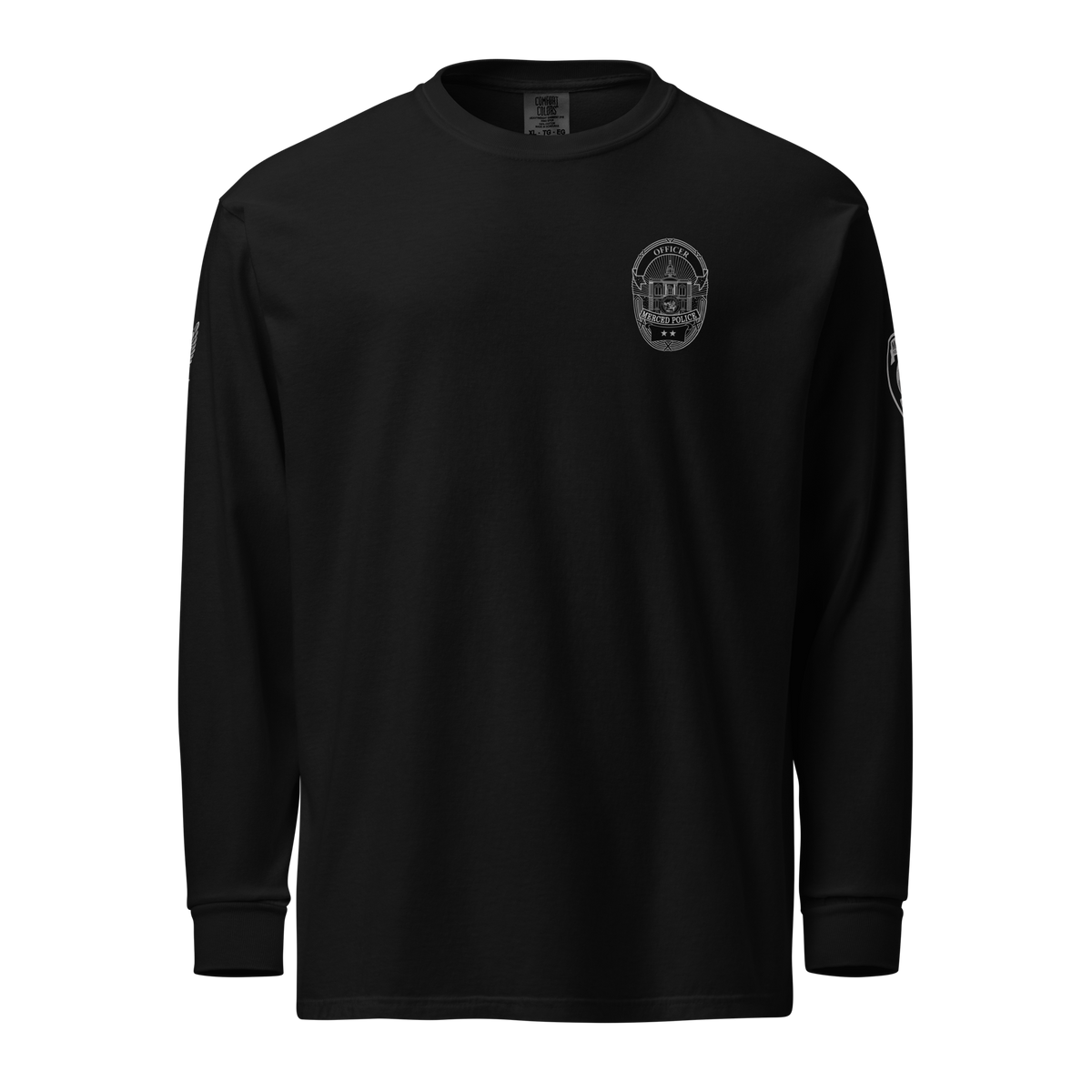 MPD Traffic Officer heavyweight long-sleeve shirt - front view