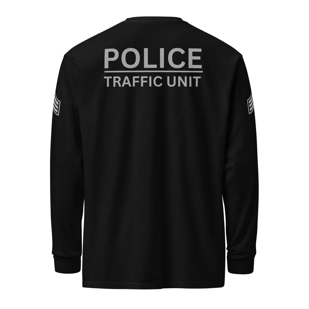 MPD Traffic Sergeant heavyweight long-sleeve shirt - back view