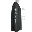 Merced Police Department Gang Sergeant D-Flex print performance fleece sweatshirt – right sleeve view – SLYR Apparel