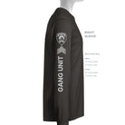 Merced Police Department Gang Sergeant D-Flex print CVC long-sleeve T-shirt – right sleeve view – SLYR Apparel