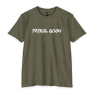 SLYR Apparel Patrol Goon T-Shirt with subdued American flag print