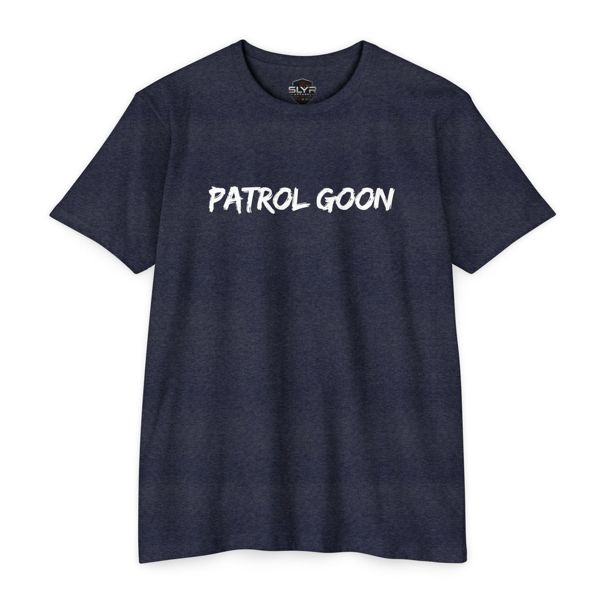 SLYR Apparel Patrol Goon T-Shirt with subdued American flag print