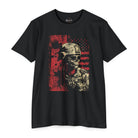 SLYR Apparel Red Dawn Military Skull American Flag T-Shirt
