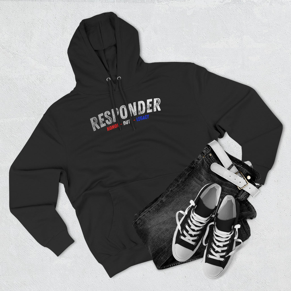 SLYR Apparel Responder Honor Duty Legacy First Responder Hoodie
