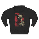 SLYR Apparel Tactical Honor Duty Legacy Military Skull American Flag Hoodie