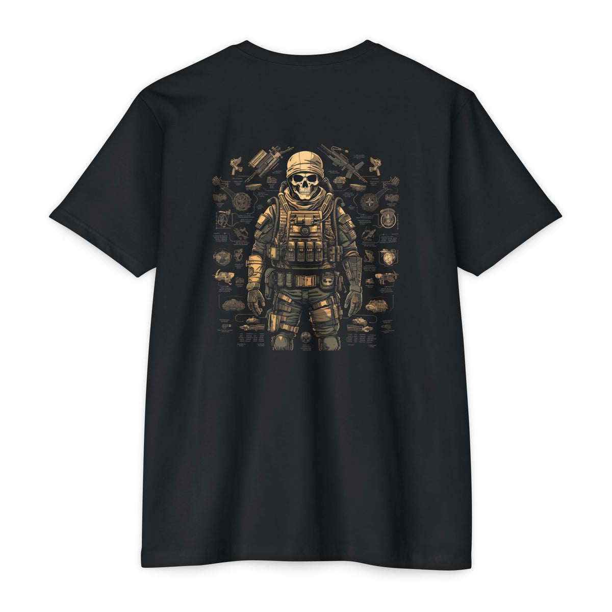 SLYR Apparel Tactical Honor Duty Legacy Military-Inspired Graphic T-Shirt