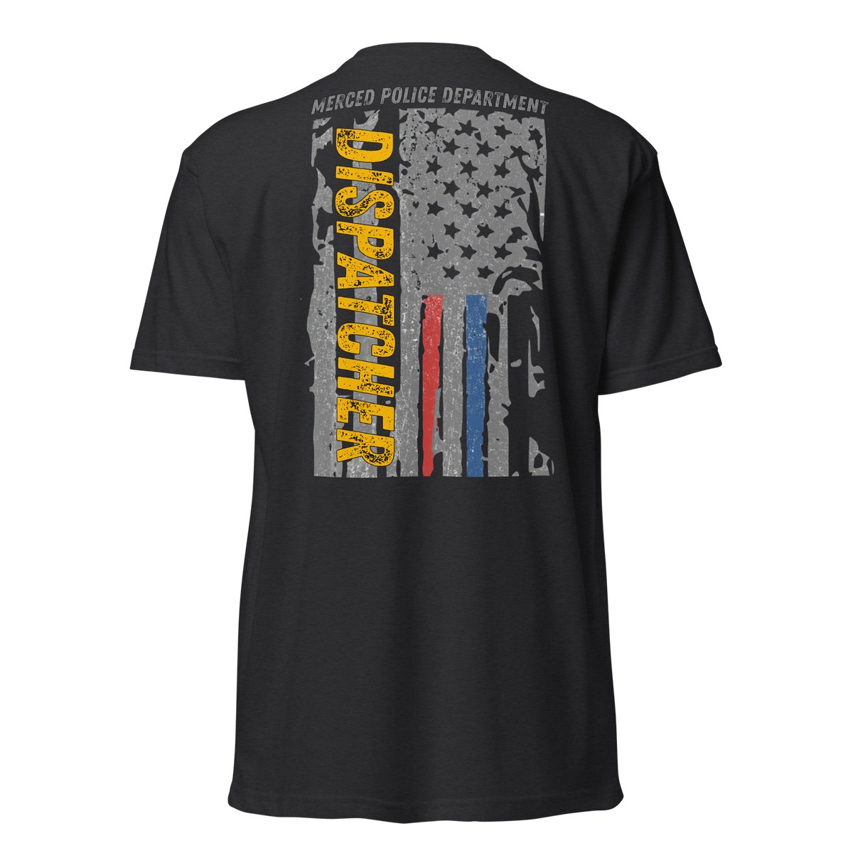 SLYR Apparel MPD Dispatcher T-Shirt – Red/Blue/Yellow
