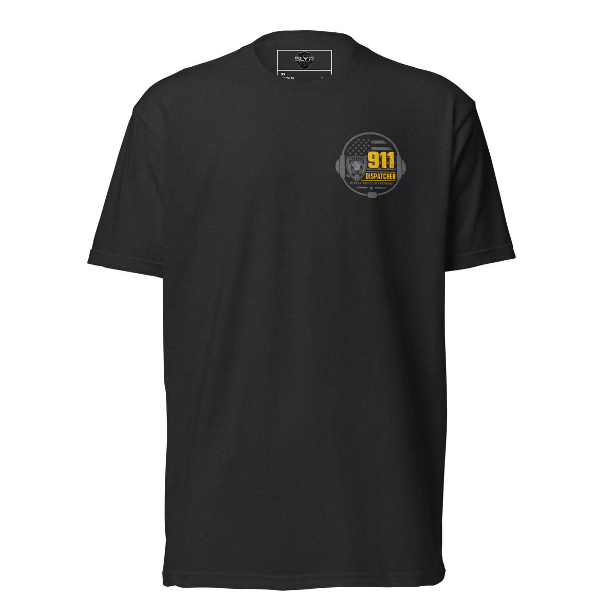 SLYR Apparel MPD Dispatcher T-Shirt – Red/Blue/Yellow