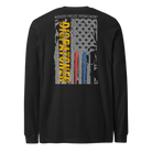 SLYR Apparel MPD Dispatcher Long-Sleeve Shirt – Red/Blue/Yellow