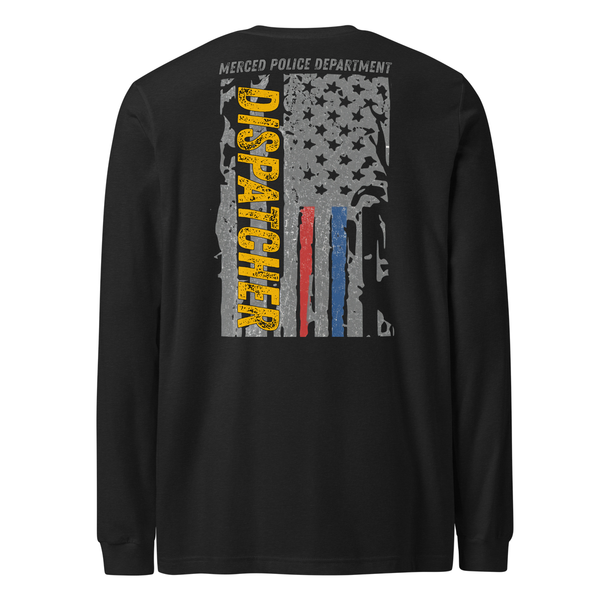 SLYR Apparel MPD Dispatcher Long-Sleeve Shirt – Red/Blue/Yellow