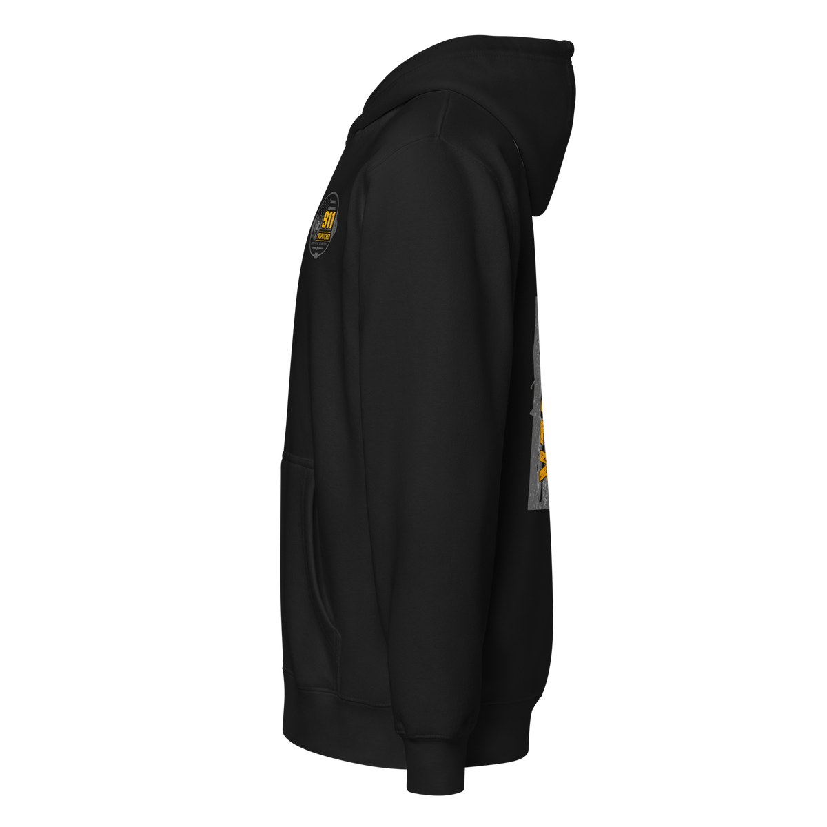SLYR Apparel MPD Dispatcher Zip-Up Hoodie - Yellow