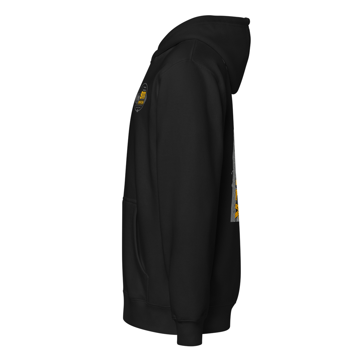 SLYR Apparel MPD Dispatch Zip-Up Hoodie – Red/Blue/Yellow