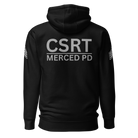 CSRT Sergeant pullover hoodie by SLYR Apparel — back view